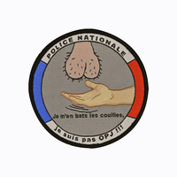 XINGXINDA Patchs brodés OPJ personnalisés de style américain tendance, Étiquettes thermocollantes personnalisées avec LOGO, T-shirts américains