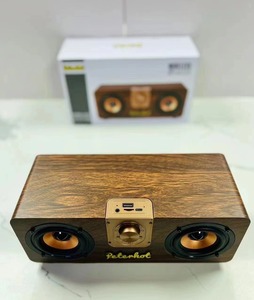 Redwingy A103 Altavoz Bluetooth inalámbrico al aire libre portátil Retro Subwoofer de madera altavoces de sonido Home <span class=keywords><strong>K</strong></span> Song SoundBox altavoz - Product Image 6