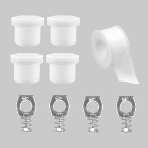 Kit de Llave y Tapón de Drenaje para Calentador de Agua de RV con Varilla de Ánodo, <span class=keywords><strong>Accesorios</strong></span> de Repuesto Completos para el Mantenimiento de Calentadores de Agua de Autocaravanas - Product Image 5