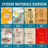 Étiquettes BOPP personnalisées, autocollants imperméables pour produits, pour l'emballage