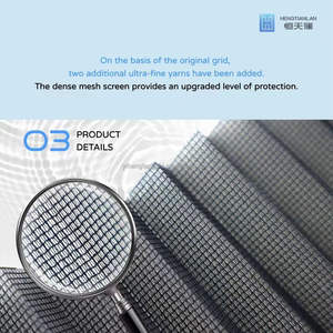 רשת מתקפל פוליאסטר עם רוחב של 1 עד 3 מטר מתאים לחללים שונים מסך חלון נטו יתוש - Product Image 5