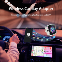Connexion plus rapide et plus stable, CarPlay sans fil de taille mini, convertit le CarPlay filaire en sans fil, Plug & Play, port USB-A Type-C