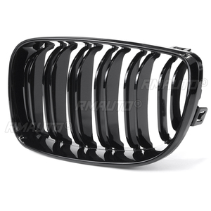 Rejilla Delantera de Doble Listón Negro Brillante para BMW E81 E87 E82 E88 120I 128I 130I 135I Serie 1 2008-2013 - Product Image 6