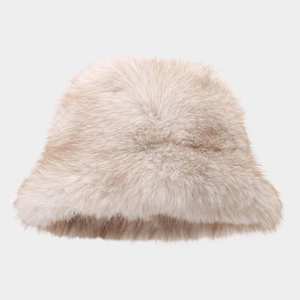 Chapeau bob en fausse fourrure à large bord pour femme, chaud et douillet pour l'hiver - Product Image 4