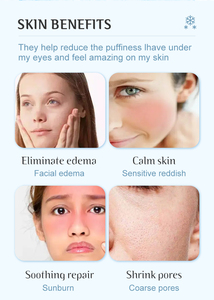 Herramienta de Belleza de Mano de Nuevo Diseño, Mini Esferas de Hielo Personalizadas, Rodillo Facial Criogénico con Forma de Mariposa Metálica para el Cuidado de los Ojos - Product Image 3
