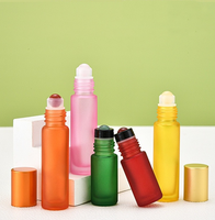 Flacon en verre industriel à bille pour cosmétiques, sérums, crèmes, nettoyants visage, rouges à joues, huiles parfumées 10ml MOQ 100 pièces