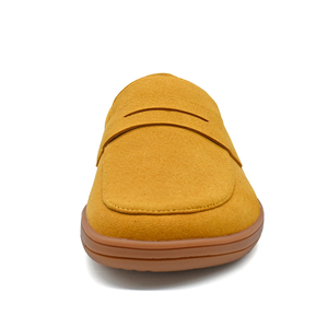 Mocasines Clásicos Planos Estilo Barefoot para Mujer con Logo Personalizado, Puntera Redonda Ancha y Sin Tacón, de Piel de Gamuza de Microfibra - Product Image 2
