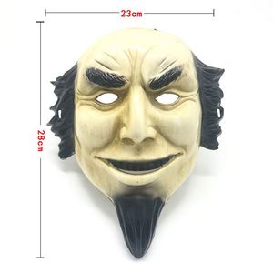 Accessoires de cosplay pour la danse, masque de personnage vieil homme effrayant pour Halloween, décoration, fournitures de fête pour enfants - Product Image 2