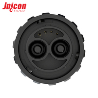 Prise de courant industrielle circulaire M40 aérospatiale mâle/femelle en nylon IP67 étanche à verrouillage automatique 2 broches
