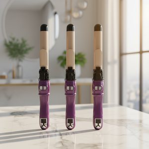 Fer à boucler sans fil professionnel rotatif en céramique électrique PTC portable à <span class=keywords><strong>petit</strong></span> diamètre pour cheveux fins - Product Image 2