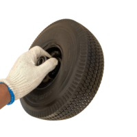 Roue pleine en mousse PU anti-crevaison 4.10/3.50-4, roue de remplacement en polyuréthane pour brouette, chariot de jardin et de ferme