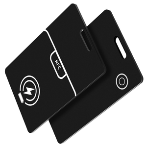 Rastreador de tarjetas NFC inteligente con carga inalámbrica personalizada, funciona con Apple Find My APP y Network con soporte de carga inalámbrica - Product Image 3