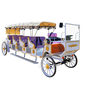 รถม้าไฟฟ้าชมวิวสุดฮิตปี 2026 แบบ 4 ล้อ สำหรับงานแต่งงานและบริการรับส่งในสวนสนุก - Product Image 5