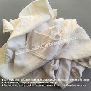 Trapos de Algodón Blanco Industrial para Limpieza de Aceite, 100% Algodón, 5KG 10KG 25KG, Trapos de Vellón de Algodón para Limpieza - Product Image 4