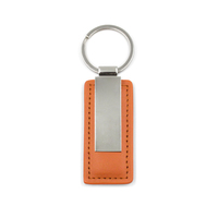 Llavero de Cuero de Lujo con Logotipo Personalizado al por Mayor, Anillo de Metal para Llaves, Diseño Ecológico y Duradero, Impresión en Serigrafía, Color Personalizado