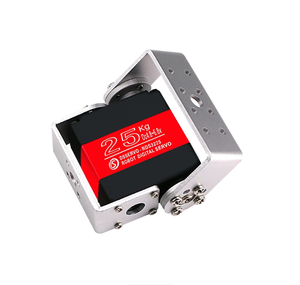 Servo <span class=keywords><strong>DSSERVO</strong></span> RDS3225 - Servo de Alto Torque de 25 kg para Bricolaje, Brazo Robótico Metálico de Doble Eje, Accesorio para Brazo Mecánico - Product Image 1