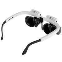 9892H-1 Small Mechanical Repair Engraving Repair Magnifying Glass with Dual LED Lights, Extendable High Magnification Eye Type