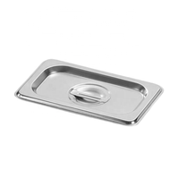 Fabrieksdirecte levering Liyunda duurzame roestvrijstalen GN-pan 1/9 formaat 65mm 100mm 150mm Gastronorm gelatopan voor café ijsjes