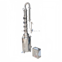 Alambic de distillation automatique à vapeur en acier inoxydable de petite taille (50L, 70L, 100L, 150L, 200L) pour la production de Vodka, Brandy, Rhum, Gin, Whisky