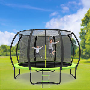 Zoshine Venta al por Mayor Trampolín <span class=keywords><strong>de</strong></span> Alta Gama <span class=keywords><strong>de</strong></span> 12 Pies para <span class=keywords><strong>Ejercicios</strong></span> Profesionales <span class=keywords><strong>Cama</strong></span> Elástica <span class=keywords><strong>de</strong></span> Fácil Montaje con Red <span class=keywords><strong>de</strong></span> Seguridad - Product Image 3