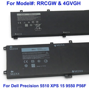 Batterie d'ordinateur portable de qualité RRCGW <span class=keywords><strong>4GVGH</strong></span> pour DELL Precision 5510 XPS 15 9550 P56F 11.4V 56WH 84WH - Product Image 2