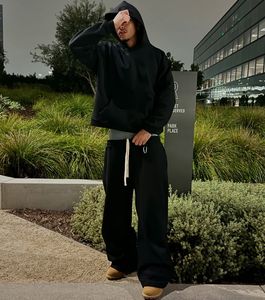 شعار مخصص مصنعي الملابس الوزن الثقيل بدلة رياضية عالية الجودة عداء رياضي أساسيات مجموعة بنطال رياضي للرجال - Product Image 3