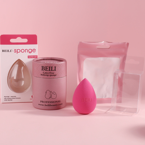 Éponge de maquillage en forme de goutte d'eau, non latex, lavable, double usage (sèche et humide), pour le fond de teint - Product Image 5