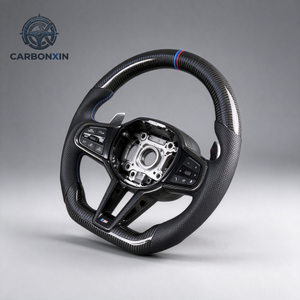 Volante de Fibra de Carbono Personalizado para BMW CS G F F30 F20 F10 E46 M2 M4 M3 M5 G20 G80 E90 E87 E38 G28 G30 G38 G60 G87 X3 X5 M8 - Product Image 2