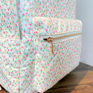 Nueva <span class=keywords><strong>Mochila</strong></span> <span class=keywords><strong>De</strong></span> estudiante acolchada con estampados florales, bonitos lazos bordados, <span class=keywords><strong>mochila</strong></span> escolar, mochilas <span class=keywords><strong>de</strong></span> viaje pequeñas <span class=keywords><strong>de</strong></span> moda para mujeres y niñas - Product Image 5