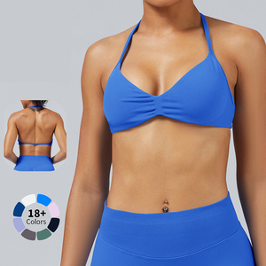 Nouveau Soutien-Gorge de Sport Tendance Femme Taille XL Haute Élasticité Sans Couture Anti-Choc Respirant Léger Mat Réversible en Nylon/<span class=keywords><strong>Spandex</strong></span> - Product Image 1