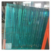 Panneaux de verre architectural trempé sur mesure 15 mm 12 mm pour escaliers extérieurs, murs de séparation d'entrée, haute résistance, compétitifs