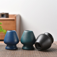 Support à fouet en porcelaine de style japonais traditionnel BambuS, support à fouet en céramique pour matcha avec logo personnalisé