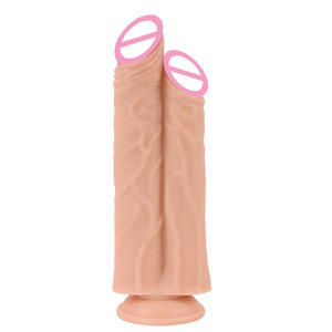 Delove di alta qualità PVC Dildo Super grandi teste doppie artificiali pene sensuali giocattoli sessuali per donne masturbatori - Product Image 2