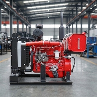 Pompe à eau diesel professionnelle 90 kW, ensemble moteur à démarrage électrique, haute efficacité, moteur refroidi par eau, moteur Euro 2, roulement