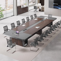 Ensemble de chaises de bureau de réunion modernes XTHYZ-001, processus de scellement complet des bords, design extensible pour salles de conférence, mélamine durable