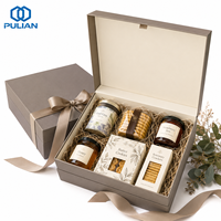 Boîte-cadeau alimentaire gastronomique personnalisée, emballage en papier de qualité supérieure pour des assortiments de délices, paniers-cadeaux, fabricant OEM