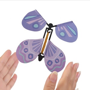 Hot Selling Speelgoed Stress Verlichting Vliegende Vlinder Nieuwigheid Magische Speelgoed Fidget Vlinders Anti Stress Fidget Vliegende Speelgoed