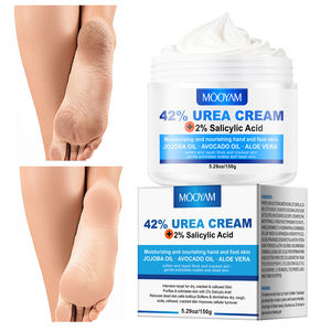 Crème à <span class=keywords><strong>l</strong></span>'urée 42% + Acide salicylique 2% Crème pour les <span class=keywords><strong>pieds</strong></span> Convient pour réparer les talons gercés et les cuticules et les peaux mortes - Product Image 1