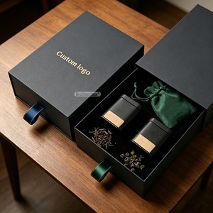 Caja de Regalo de Té <span class=keywords><strong>para</strong></span> <span class=keywords><strong>el</strong></span> Día <span class=keywords><strong>del</strong></span> <span class=keywords><strong>Padre</strong></span> <span class=keywords><strong>con</strong></span> Logotipo Personalizado, Ecológica y Reciclada, Caja de Embalaje Magnética de Alta Gama <span class=keywords><strong>con</strong></span> Tapa Abatible e Inserto - Product Image 1