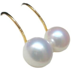 21396DIY Pendientes de Plata S925 de Moda Sencilla, Cuentas Redondas de 7-10 mm con Gancho para la Oreja, Base Vacía para Perlas, Accesorios - Product Image 4