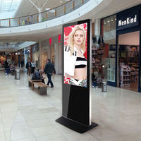 Pantalla LED de 75 Pulgadas para Interiores, Señalización Digital, Monitor LCD, Reproductor de Publicidad para Ascensor