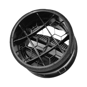 Cache de ventilation de climatisation Chevrolet Sail 2006-2012 New Aveo, à clipser, gris foncé, plastique NT-P-5016-B - Product Image 4