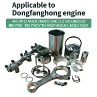 Ensemble de bras oscillants diesel haute précision KM385 résistant à l'usure pour moteur de tracteur/chargeur/chariot élévateur Laidong