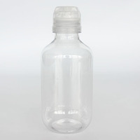 Botella de Plástico Transparente de 500 ml con Tapa Abatible, Apta para Alimentos, a Prueba de Fugas, para Miel, Salsas y Alimentos Líquidos