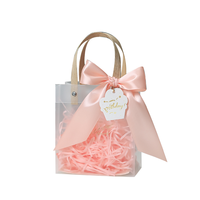 Emballage de luxe pour coffret cadeau cosmétique, fabricant de sacs à main personnalisés, boîte cadeau de haute qualité 2026, petit sac cadeau transparent, dernières nouveautés