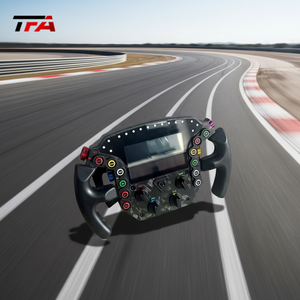 Volante de Carreras de Fibra de Carbono para Simulador de Juegos IRacing <span class=keywords><strong>Assetto</strong></span> <span class=keywords><strong>Corsa</strong></span> sc, Compatible con la Plataforma PS2 - Product Image 3