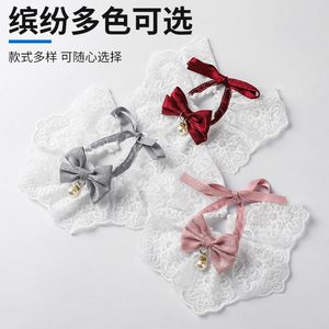 Bibs, cat bibs, pet accessories, pet scarves, necklaces, collars, bells, dog <b>bow</b> ties, for small, medium, and large dogs. - Product Image 2