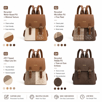 Série de sacs à dos personnalisés avec logo, sac à dos pour enfants en cuir PU brodé motif ours mignon, sac d'école OEM ODM, faible MOQ, marque privée