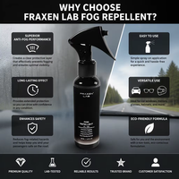 Spray anti-buée pour les magasins de motos et les marques d'accessoires automobiles, flacon pulvérisateur pour vitres intérieures de 100 ml, OEM ODM, étiquette privée, en gros