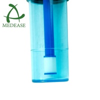 Inhalateur de régulateur d'oxygène à jauge unique personnalisé de haute qualité CGA540 matériau en laiton avec humidificateurs